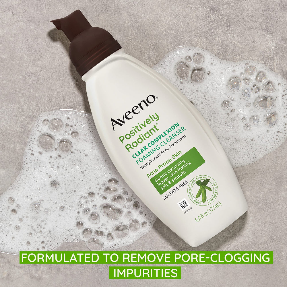 Aveeno acide salicylique, action ciblée sur les pores et les boutons.