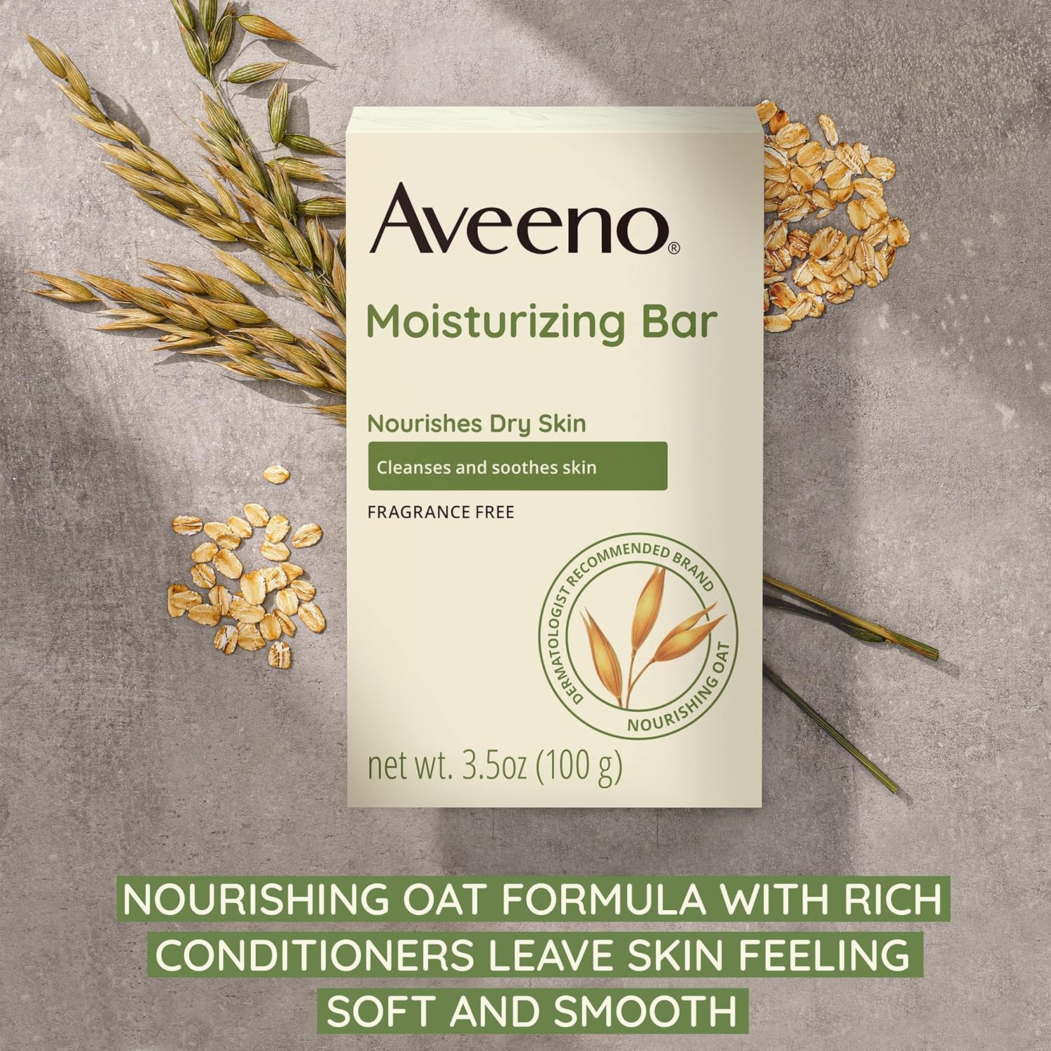 Aveeno Bar sans savon, usage quotidien en douceur