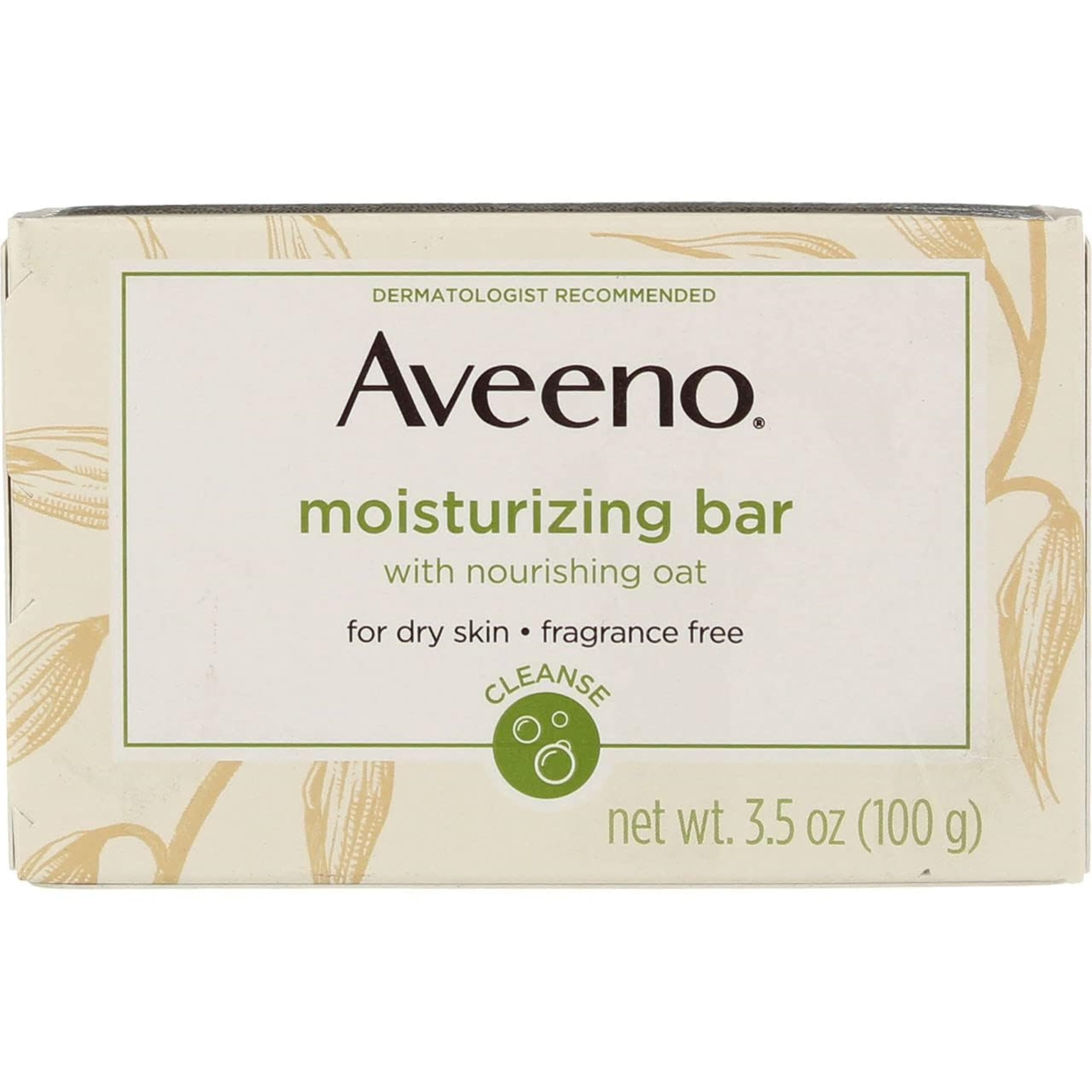 Aveeno Barre hydratante de 100 g, pack de 6, pratique pour le quotidien.
