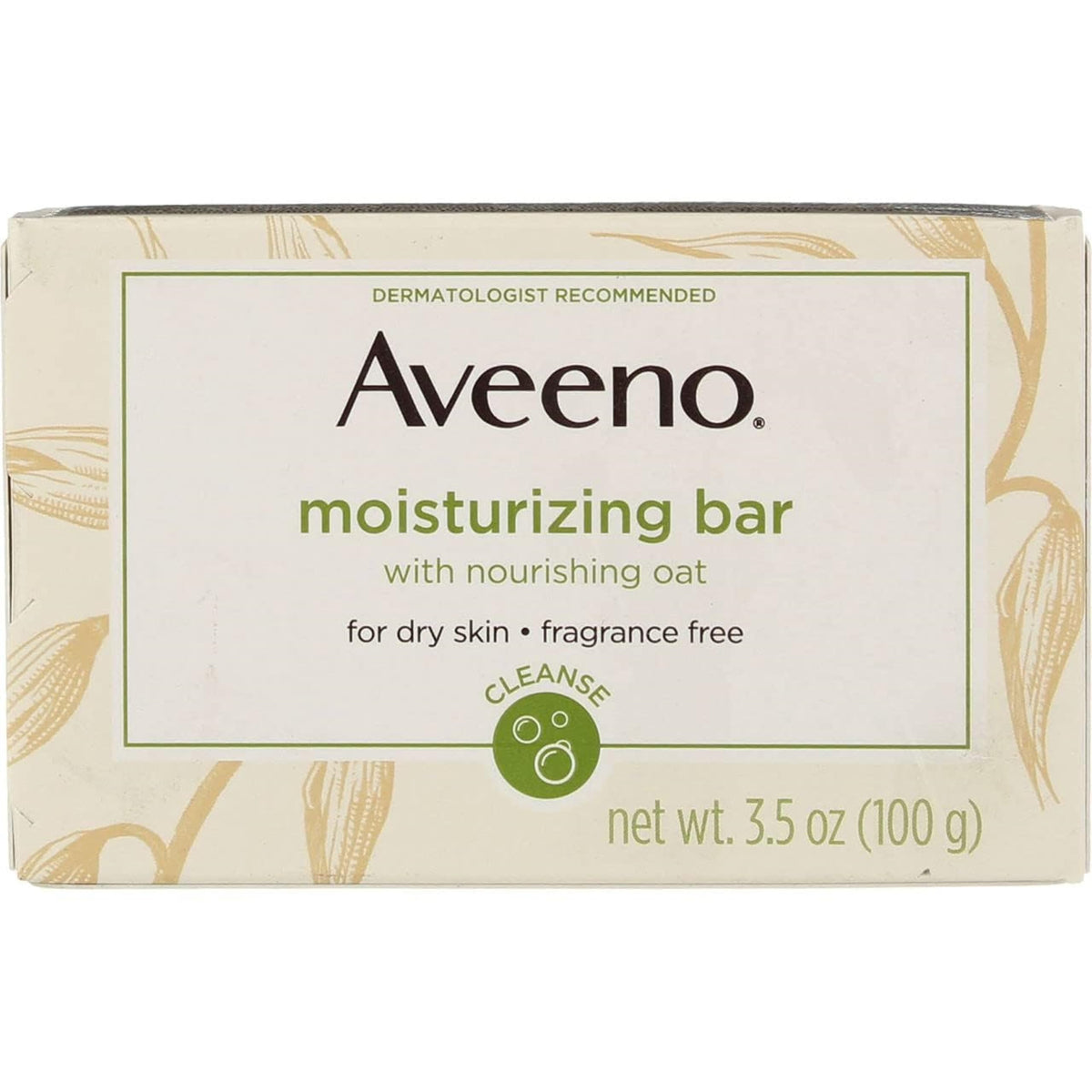 Aveeno Barre hydratante de 100 g, pack de 6, pratique pour le quotidien.
