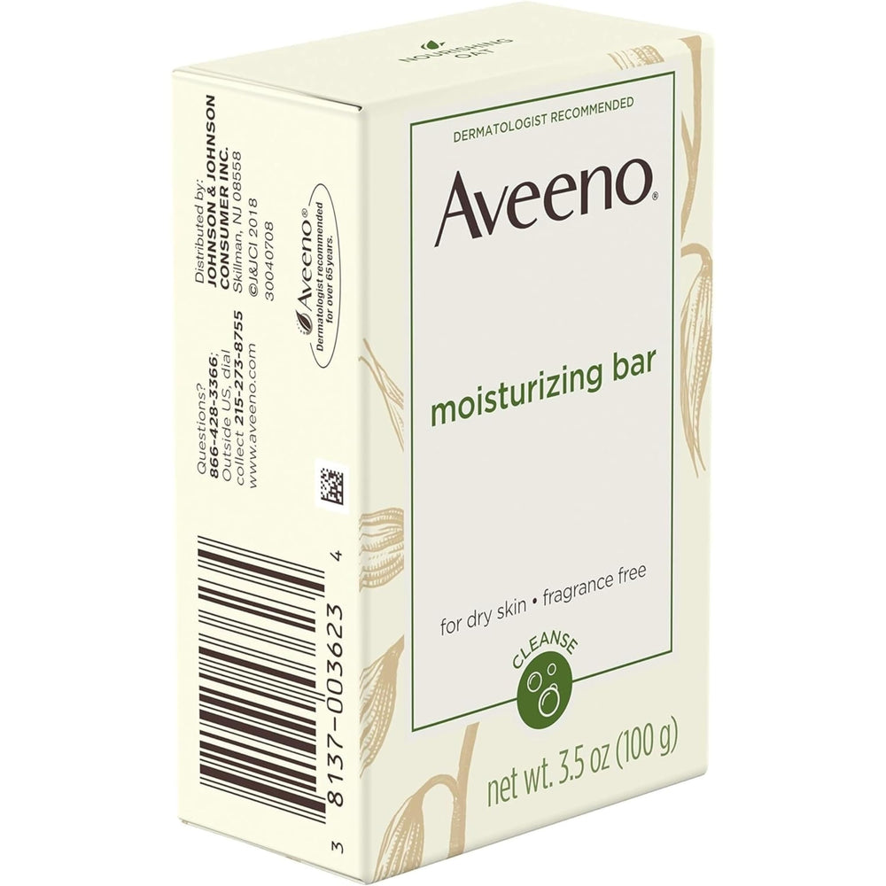 Aveeno Barre application simple, savon solide pratique à manipuler.