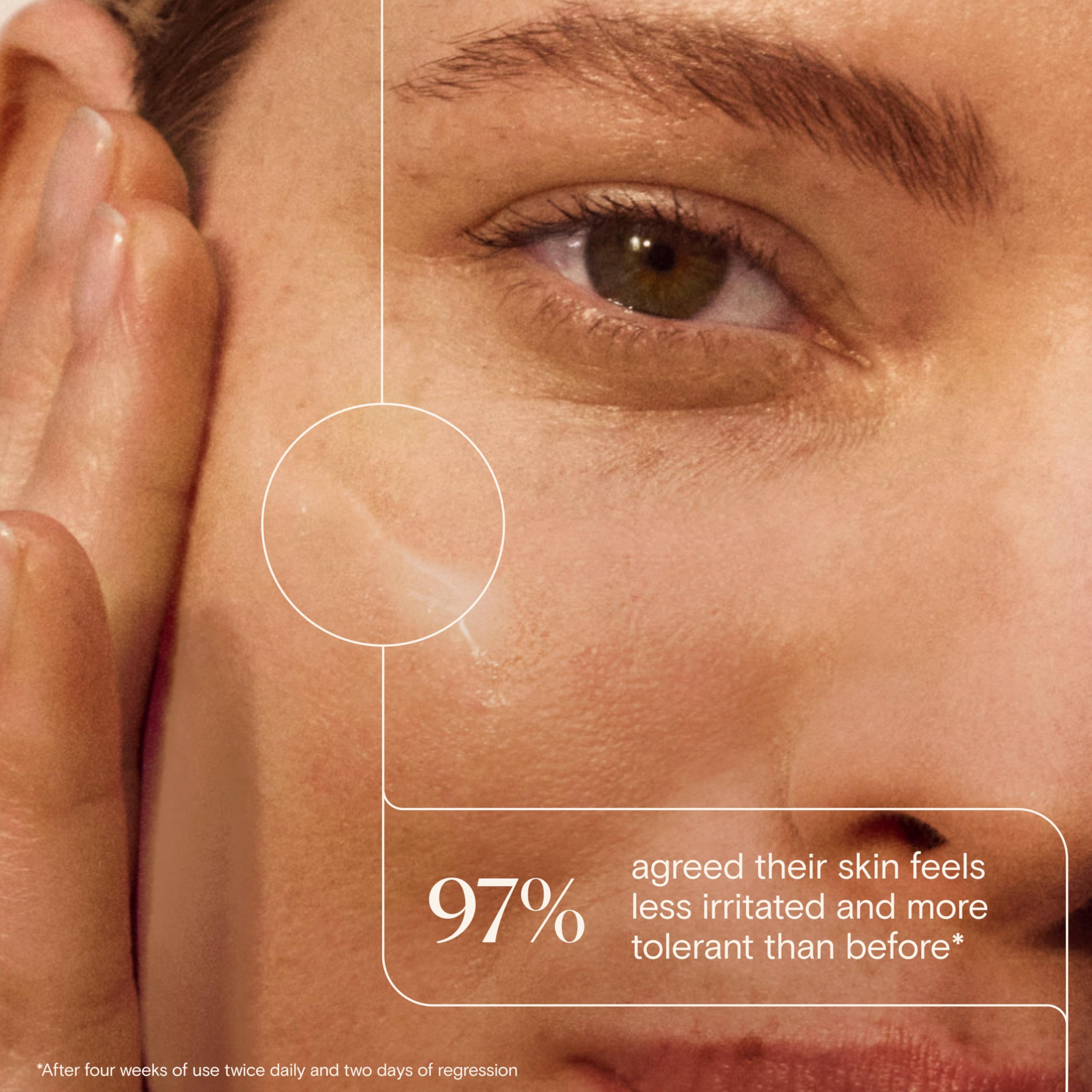 Aveeno Calm et Restore peau sensible hydratée: renforce la barrière cutanée.