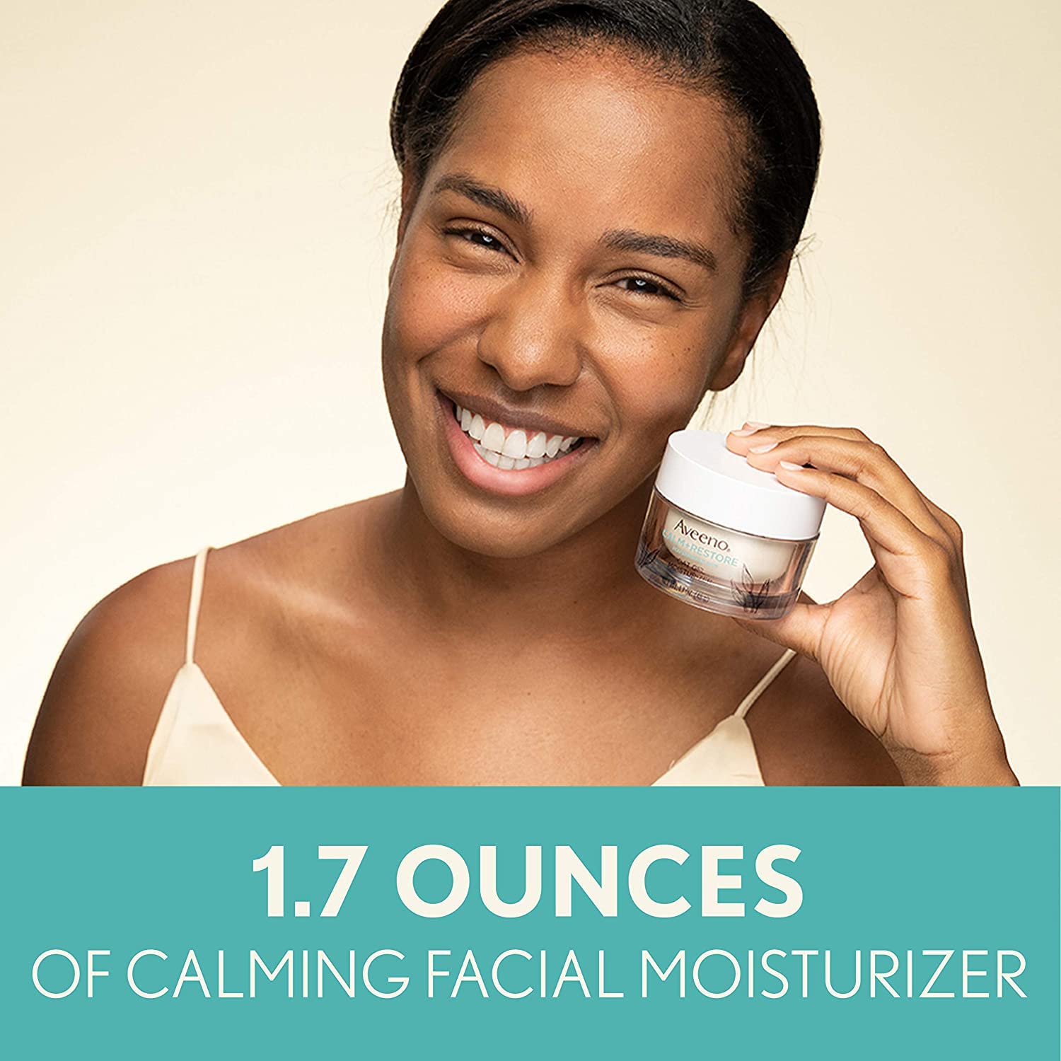 Application quotidienne simple sur le visage pour un confort durable.