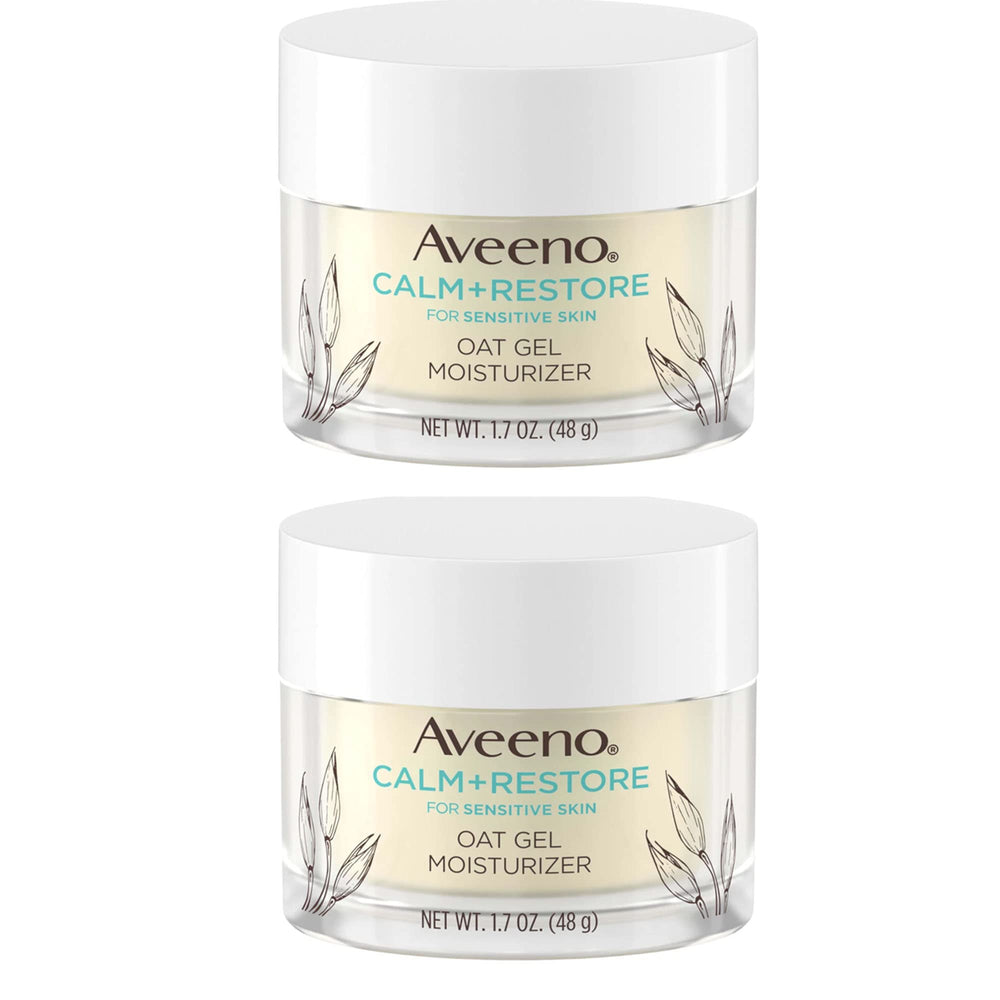 Texture légère du gel Aveeno Calme et Restaure, absorption rapide.
