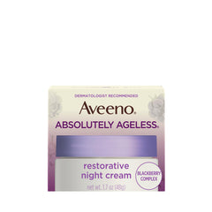Aveeno crème nuit restauratrice pour le visage et le cou, texture hydratante