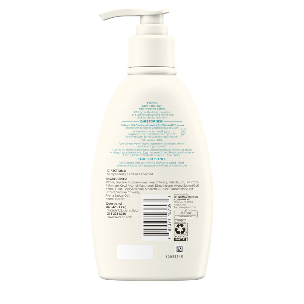 Aveeno Calm Restore: emballage 12 oz prêt à usage quotidien.
