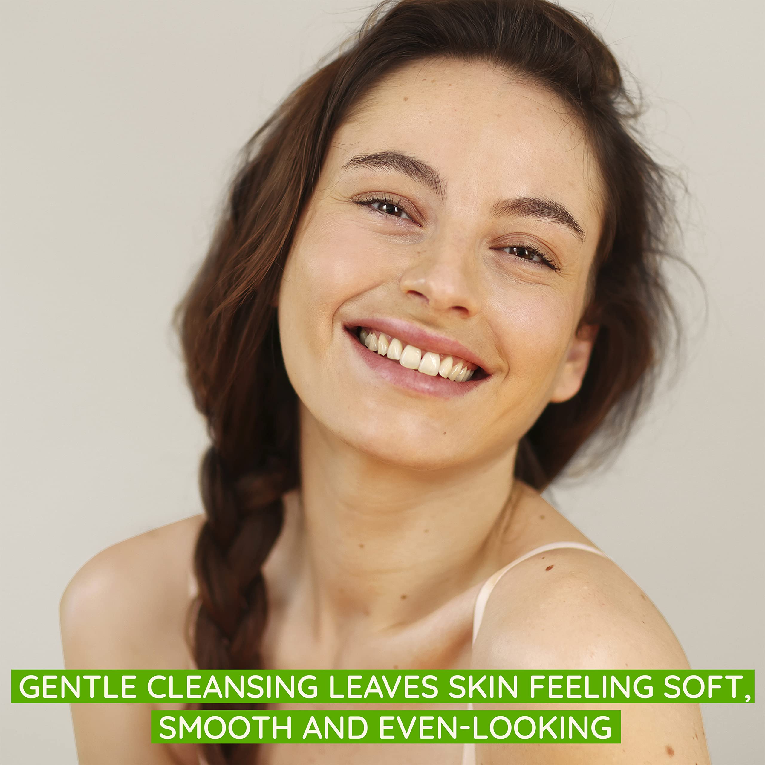 Aveeno extraits de soja visibles dans la formule douce.
