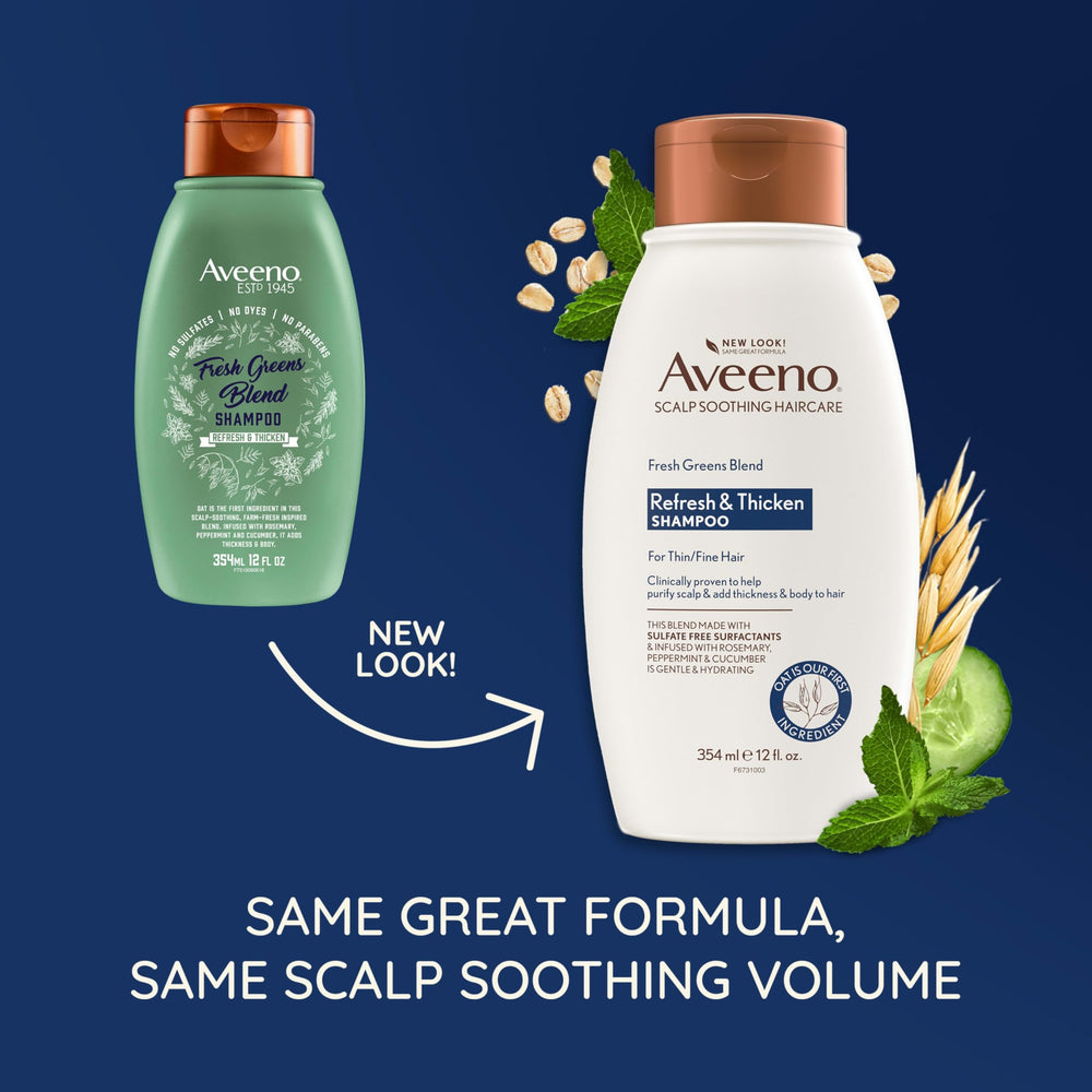 Texture mousse légère du shampooing Aveeno pour un lavage en douceur