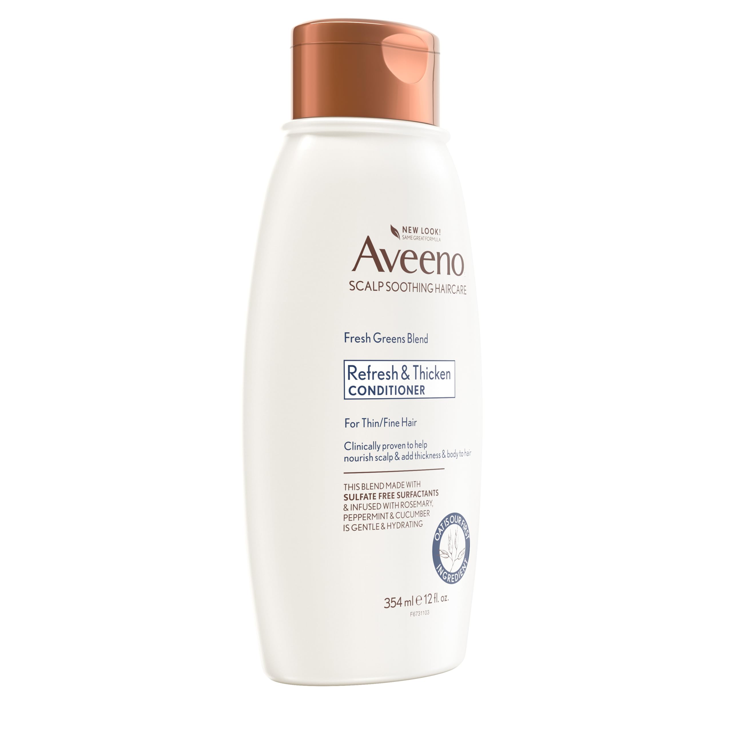 Aveeno Fresh Greens Blend: convient aux cheveux fins recherchant un volume naturel.