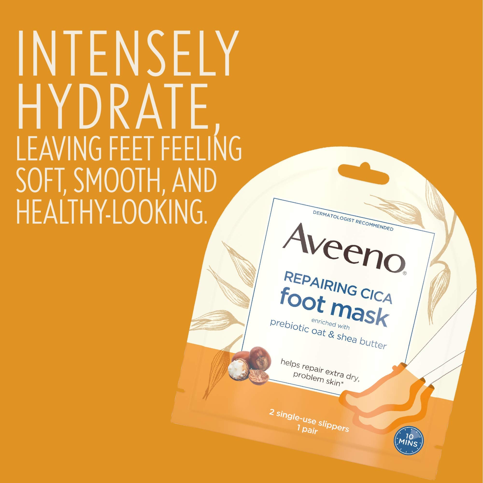 Aveeno gants-masque-hydratants, port pratique pour nourrir les mains