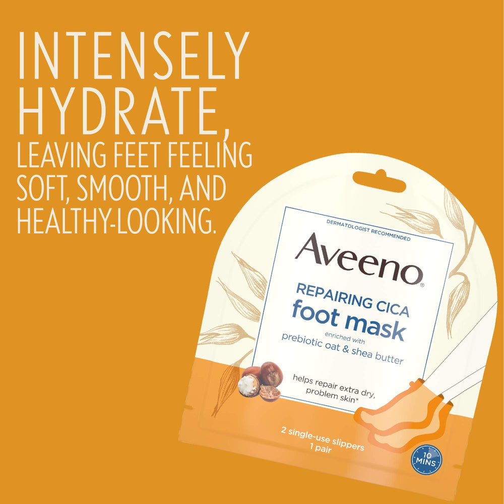 Aveeno gants-masque-hydratants, port pratique pour nourrir les mains