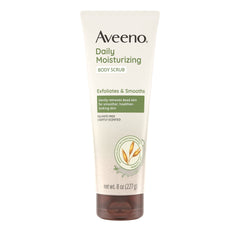 Aveeno gommage corporel quotidien tube, peau plus douce après utilisation