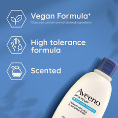 Aveeno Mousse Douce – texture légère et application facile.