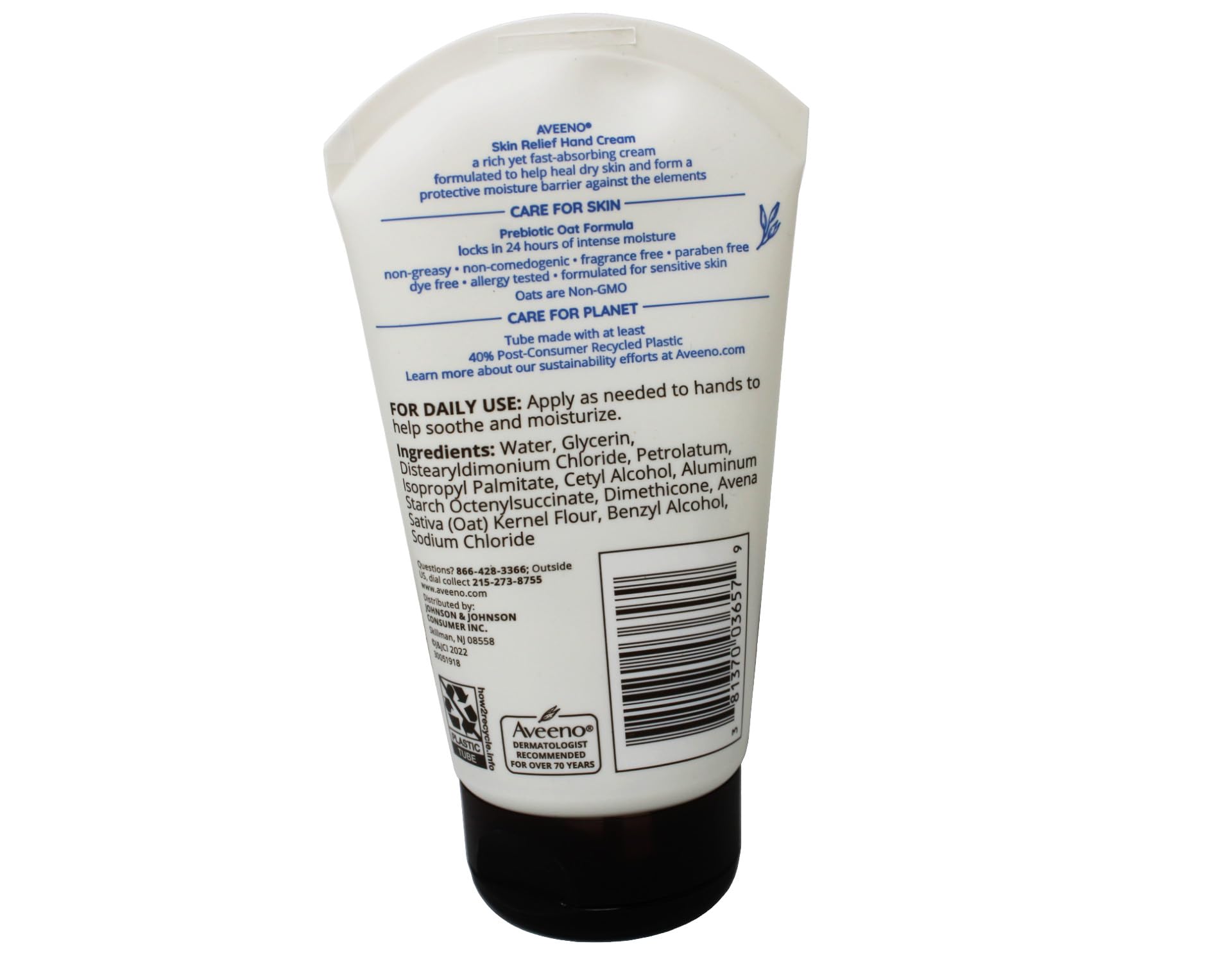 AVEENO pack de 3 crèmes mains pour hydratation durable