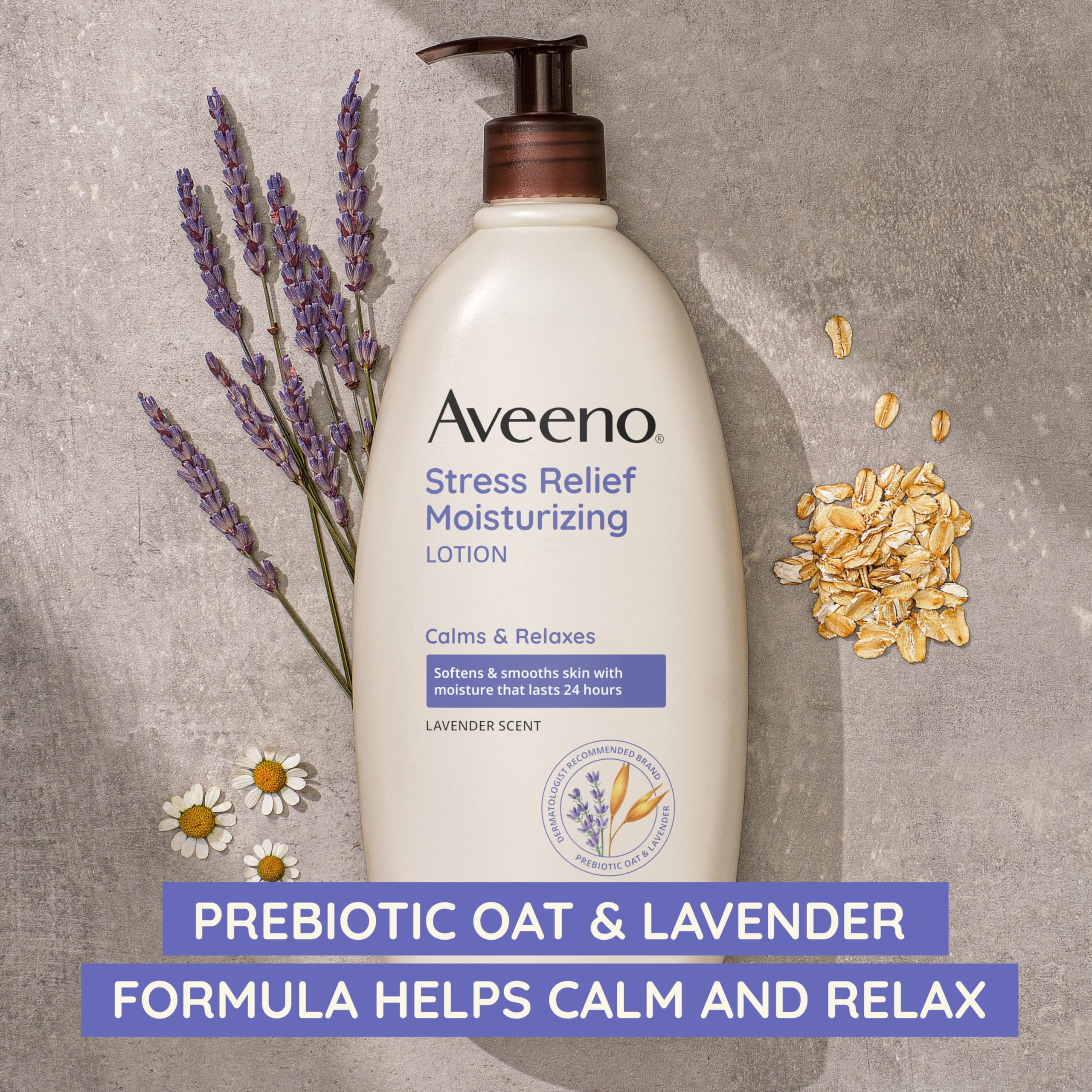 Aveeno prébiotique avoine hydratation: soin quotidien pour peau douce.