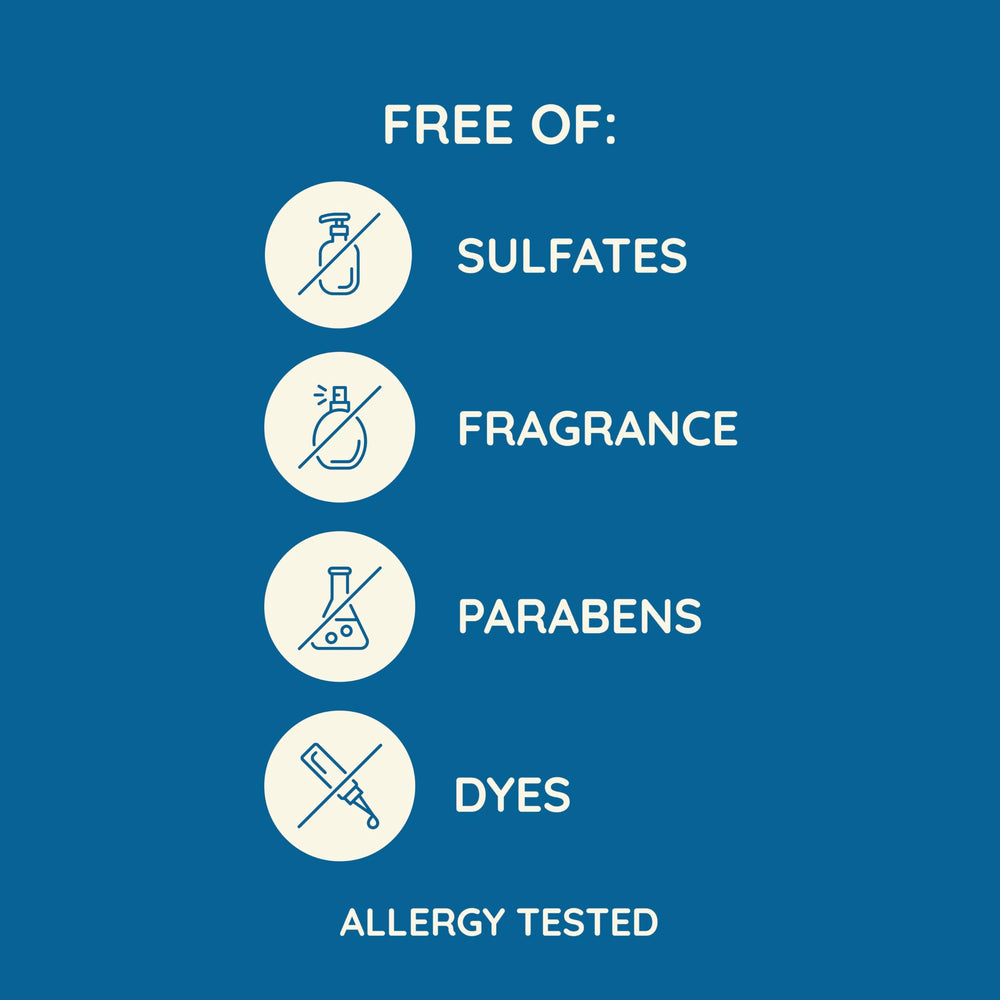 Testé allergie pour les peaux sensibles et réactives.
