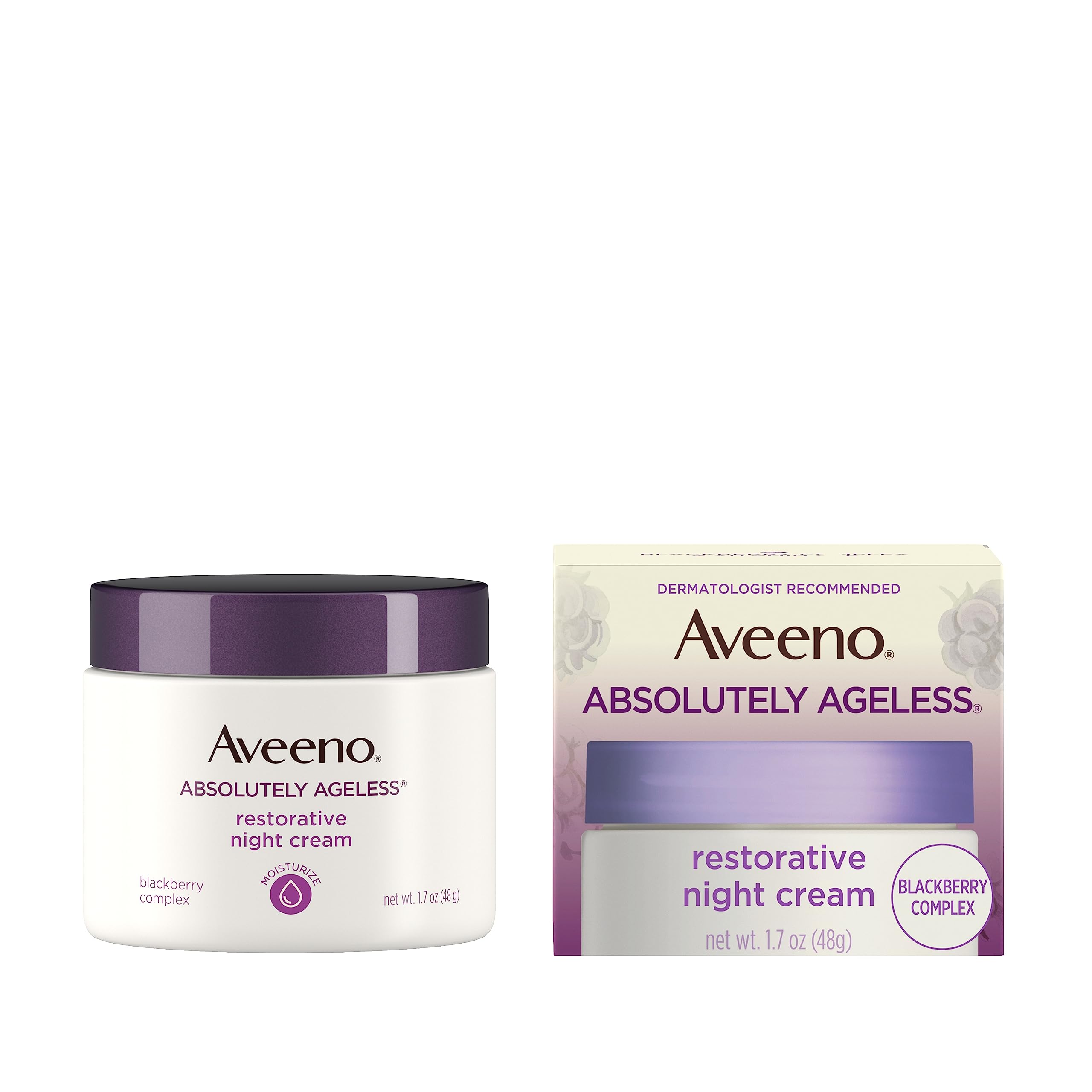 Ridules visibles atténuées après une nuit avec Aveeno