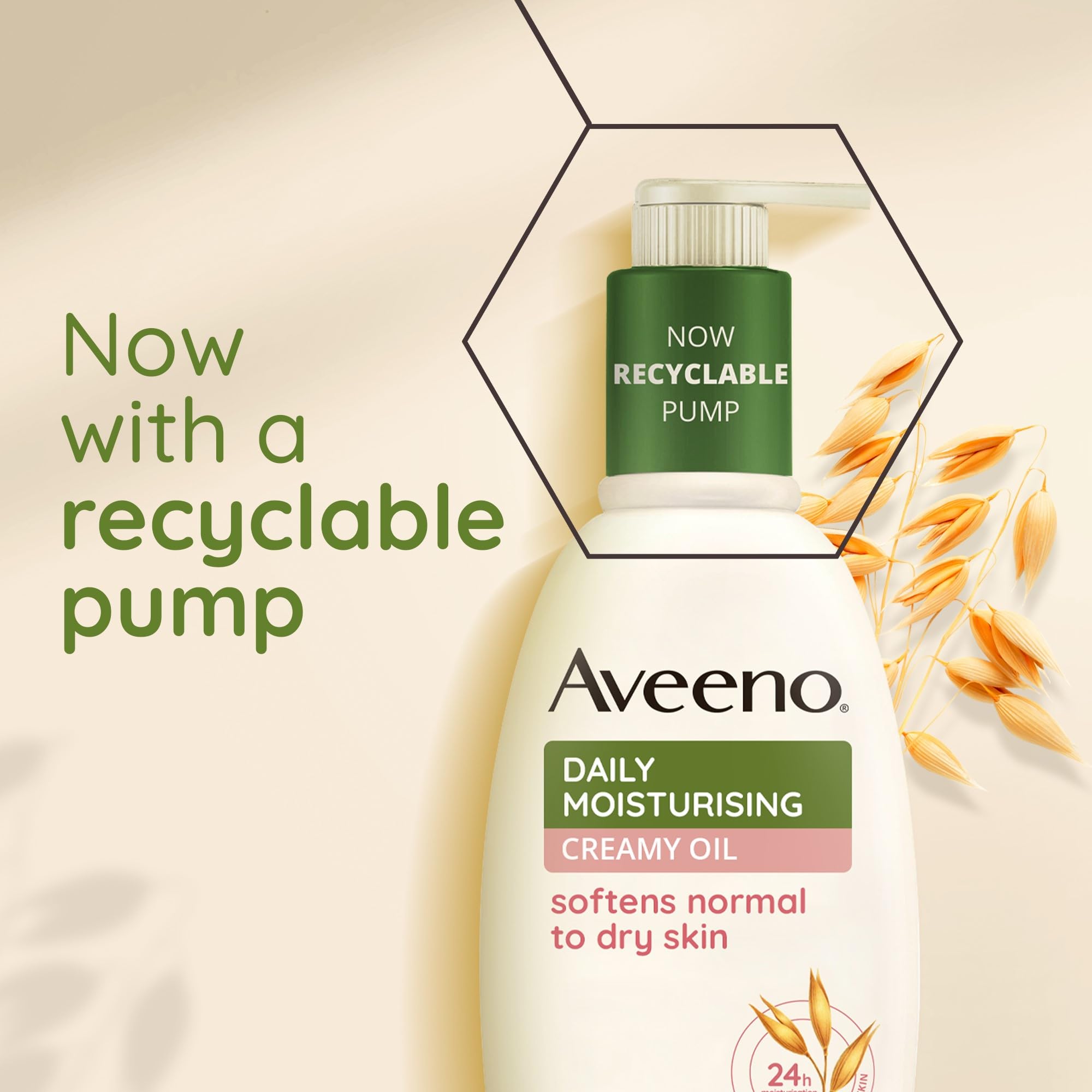 Aveeno Crème Huile Hydratante Crémeuse, rituel soin quotidien efficace.