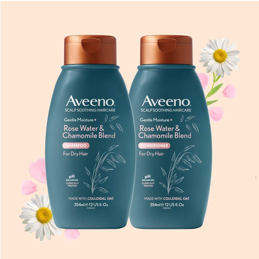 Aveeno Shampoing: routine cheveux sensibles, douceur et confort au quotidien.