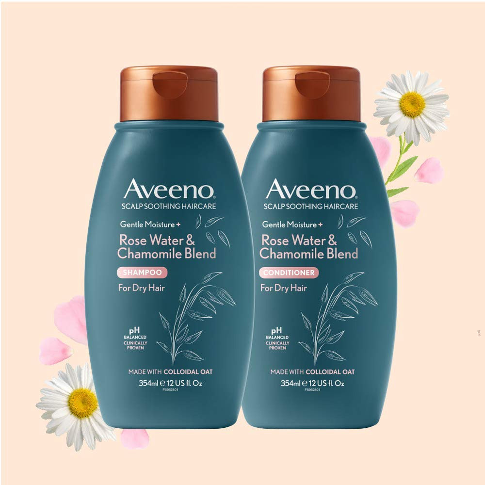 Aveeno Shampoing: routine cheveux sensibles, douceur et confort au quotidien.