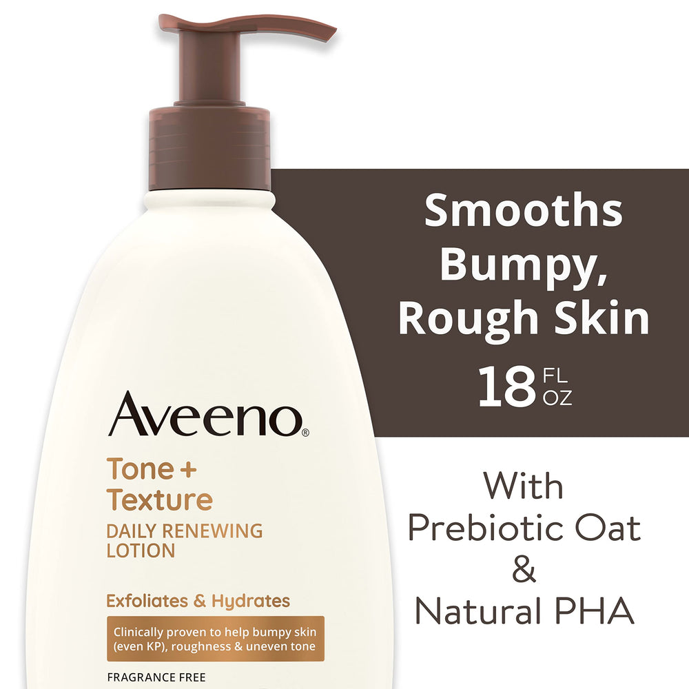 Texture crème légère d'Aveeno Tone + Texture pour lisser la peau