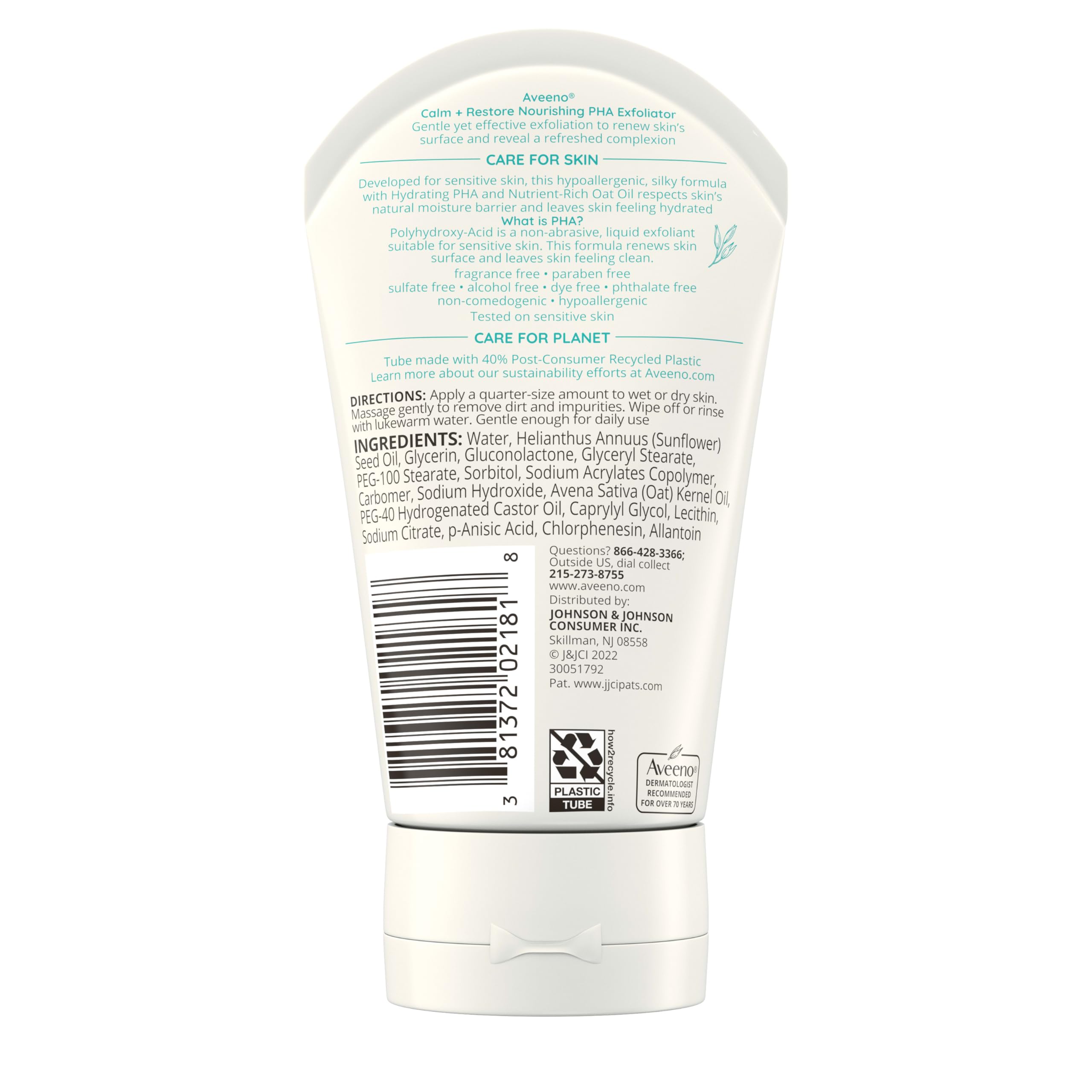 Idéal en routine quotidienne ou 2–3 fois/semaine avec Aveeno.