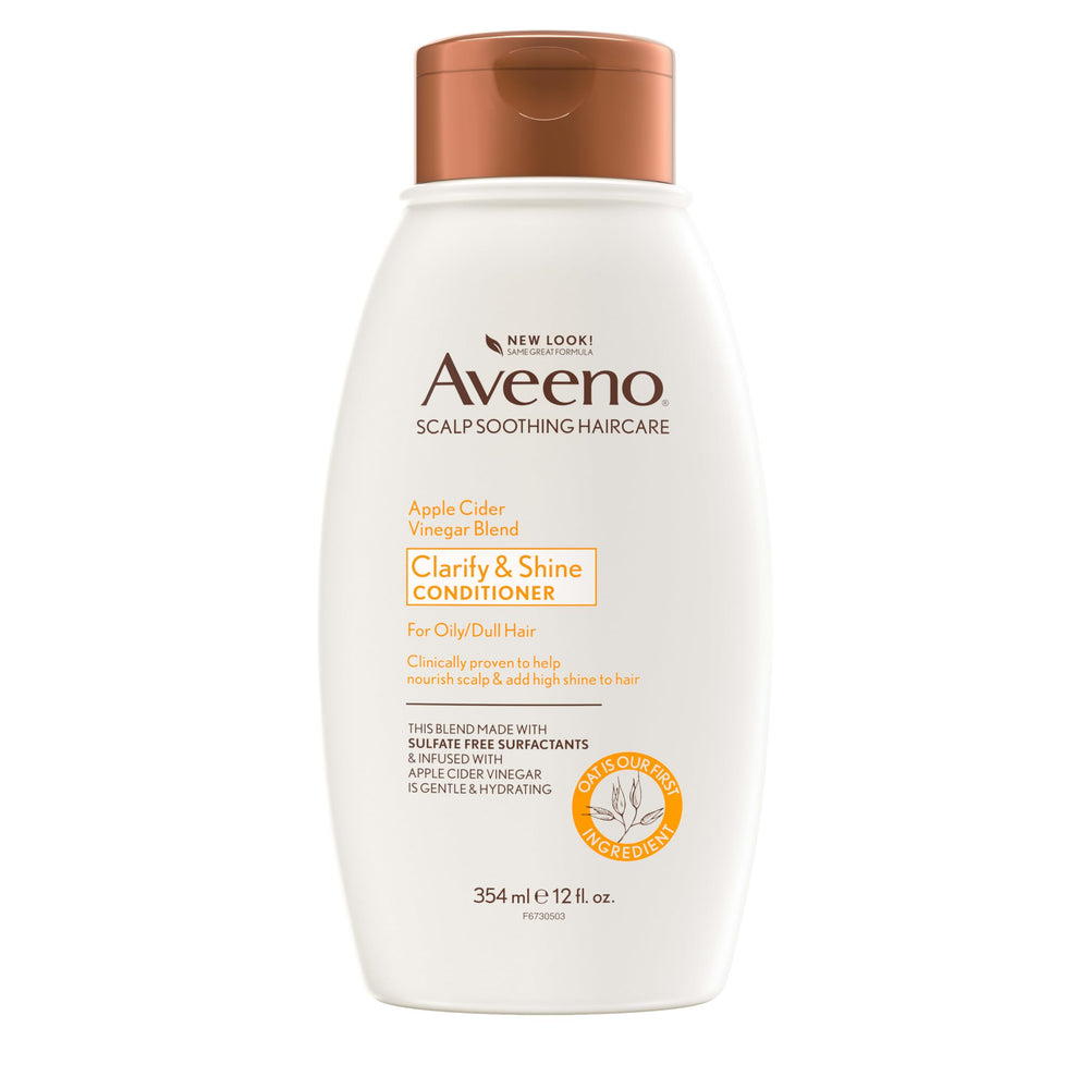 Aveeno vinaigre de cidre pomme - conditionneur offrant brillance et clarifiant en douceur