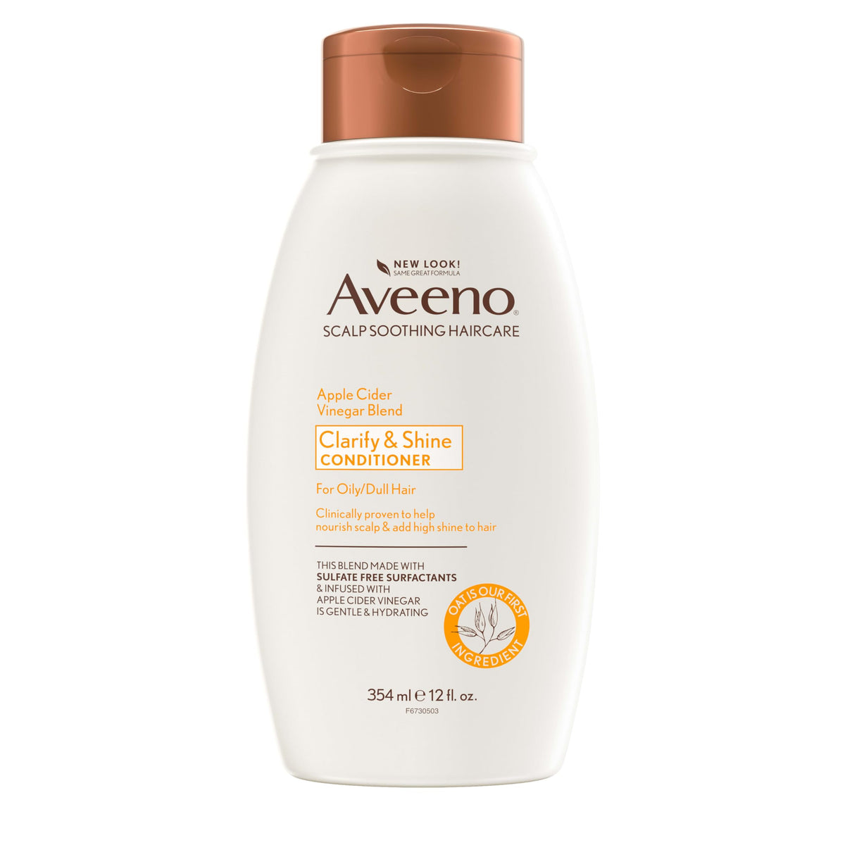Aveeno vinaigre de cidre pomme - conditionneur offrant brillance et clarifiant en douceur