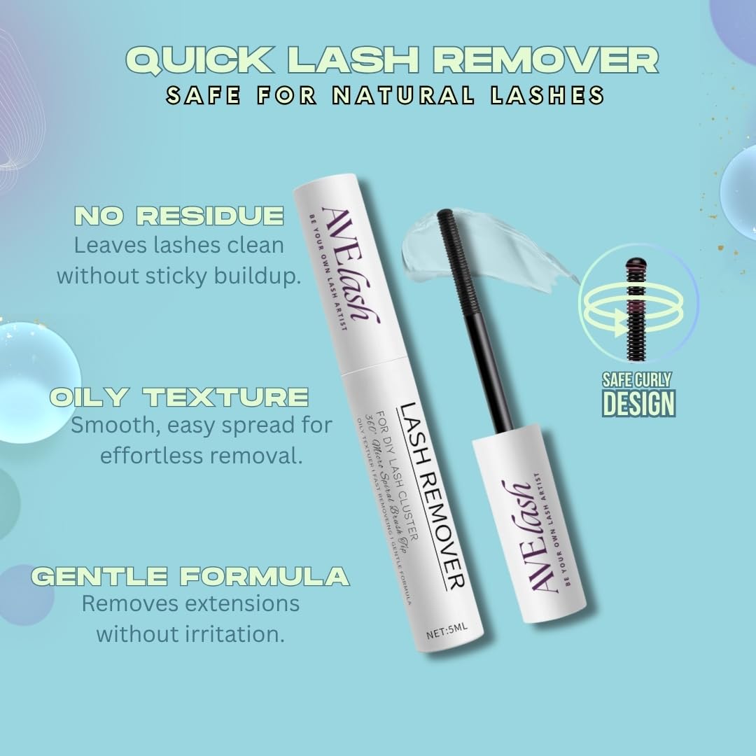 AVELASH Fairy Manga Lash Clusters, kit contenant 120 clusters et cils inférieurs pour look complet.