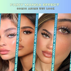 AVELASH Fairy Manga Lash Clusters, bande ultra-confort légère pour une pose longue sans irritations.
