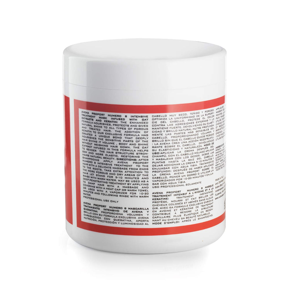 Texture crème du masque Avena, application douce et nourrissante.