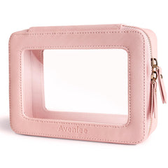 Pochette Aveniee transparente, vue globale, idéale pour l'organisation en voyage.