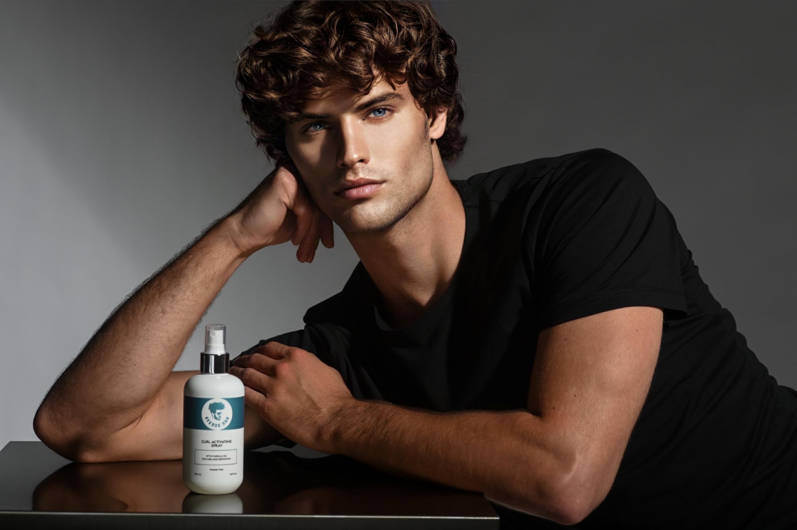 Avenue Man Curl Activating Spray – Brillance naturelle sans résidus