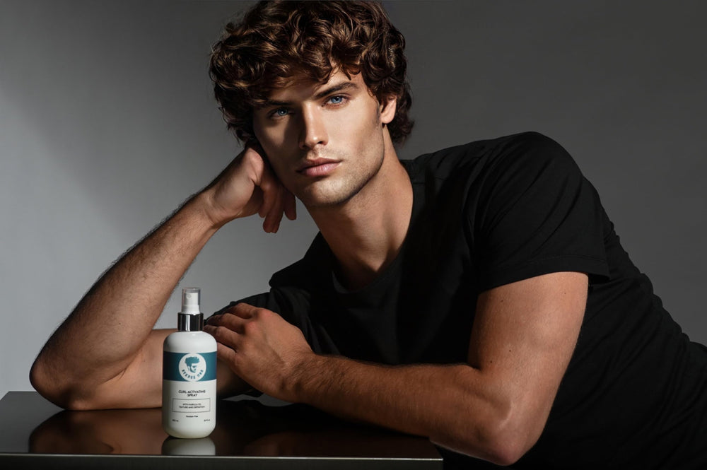 Avenue Man Curl Activating Spray – Brillance naturelle sans résidus
