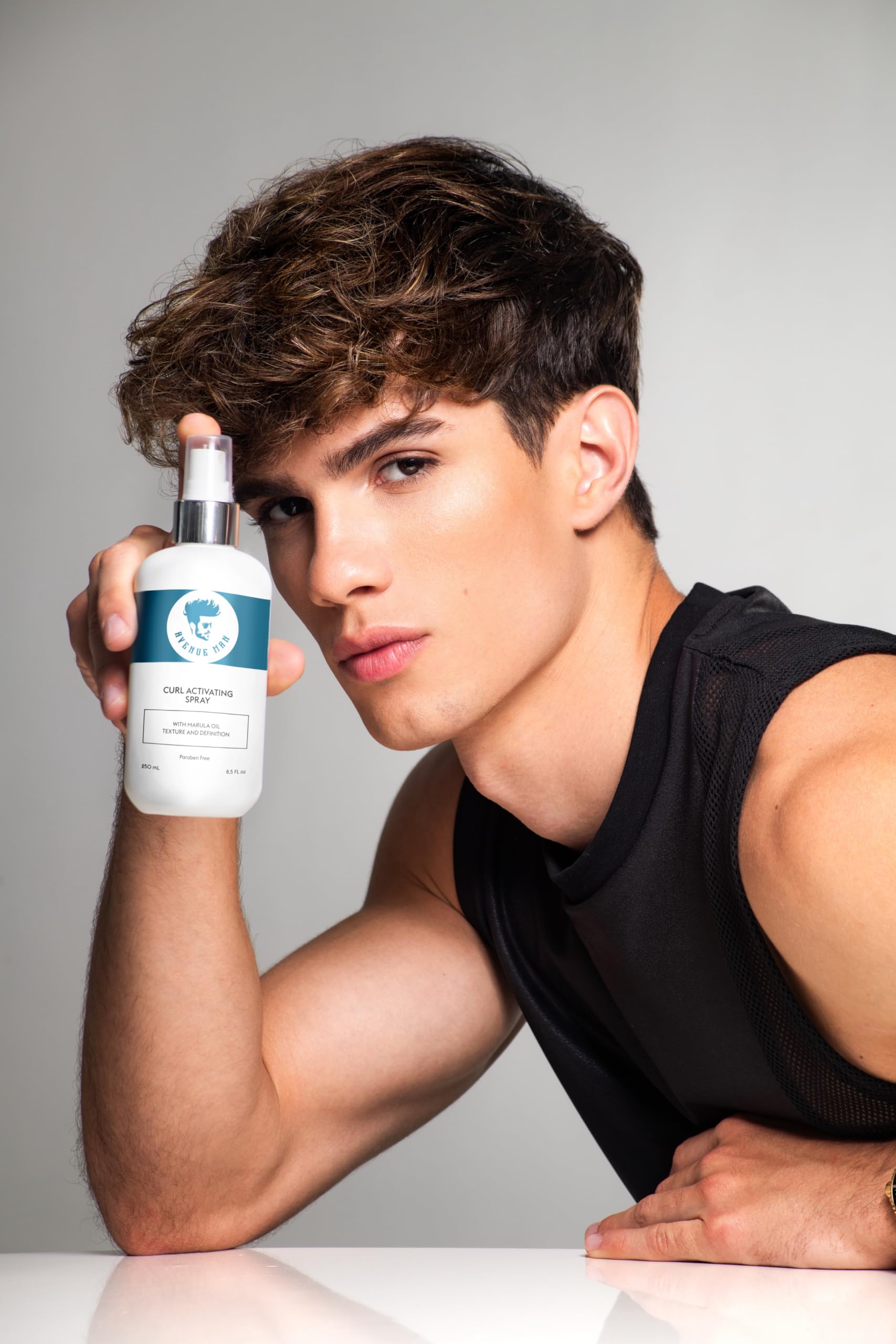 Avenue Man Curl Activating Spray – Idéal pour les matins pressés