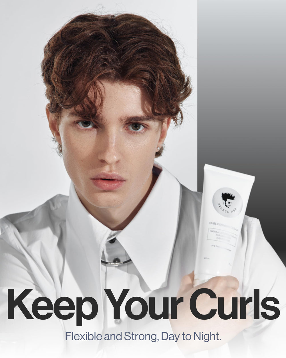 Crème Définissant Boucles Avenue Man usage quotidien sans effort.