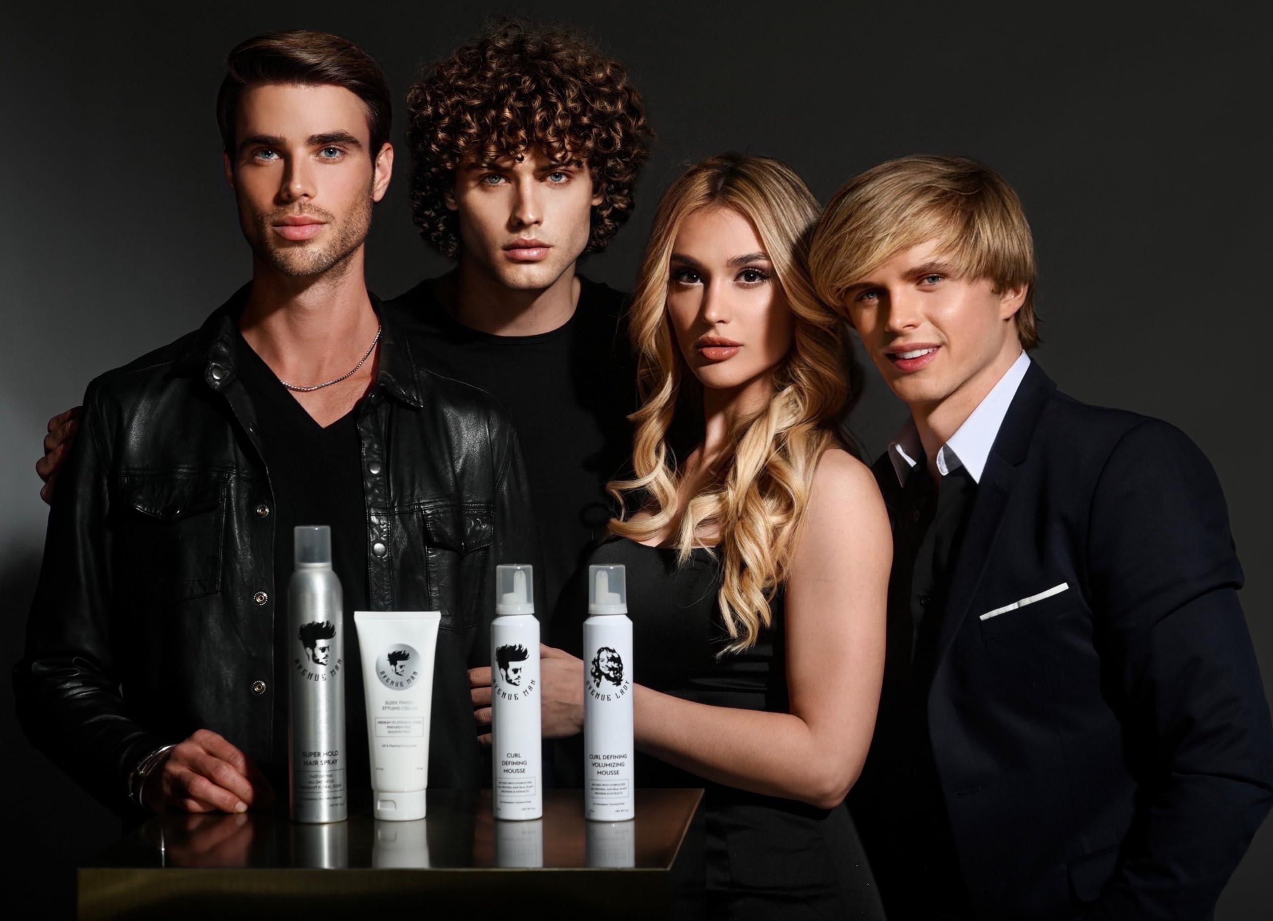 Avenue Man Mousse contre les frisottis pour une définition durable