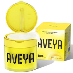 AVEYA disques hydratants centella asiatica application rapide et peau équilibrée