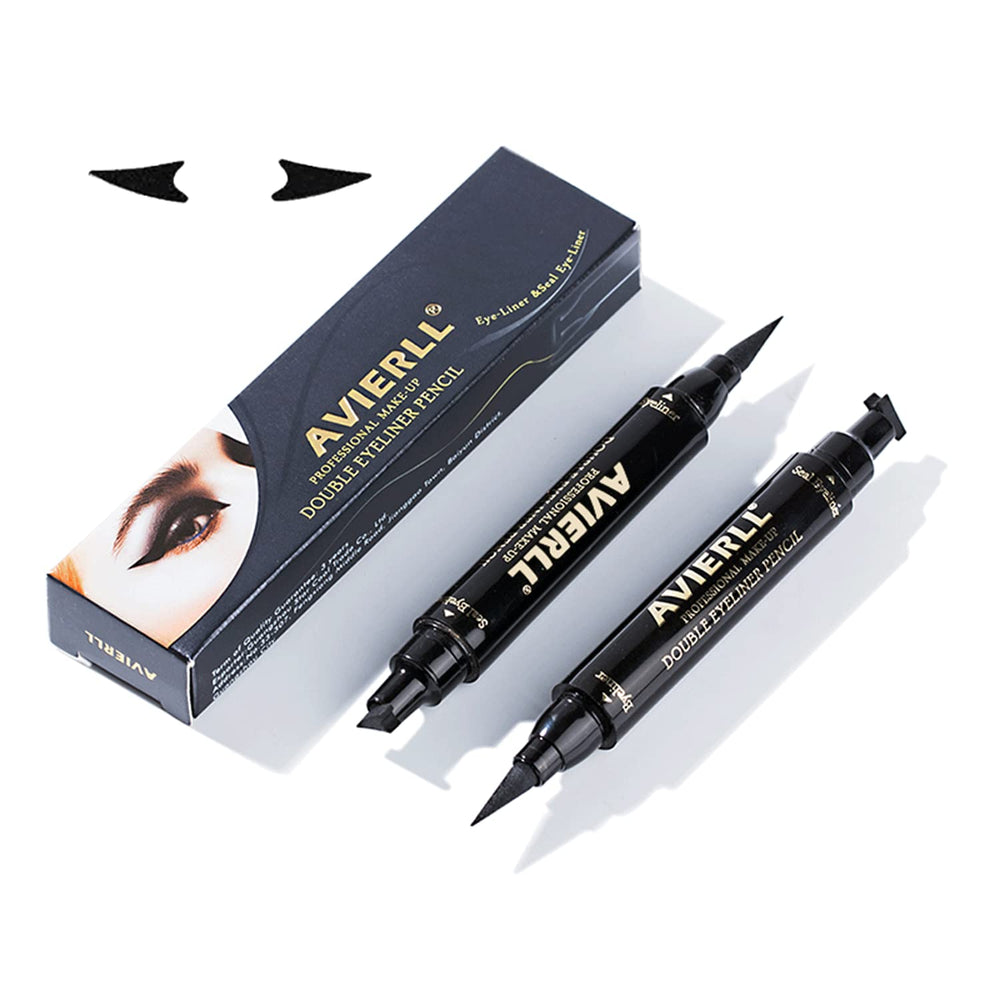 AVIERLL emballage tampon-delineateur aile noir, design élégant et pratique.