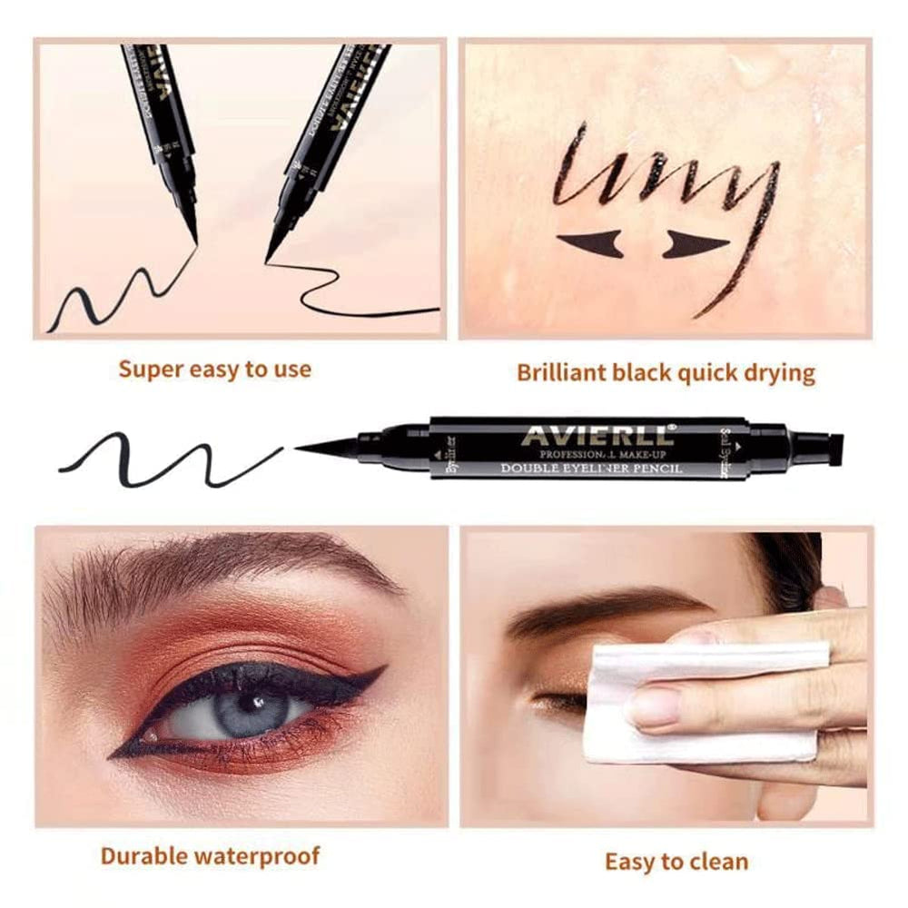 AVIERLL tampon-delineateur-ailes-noir droite, contour net en un geste.