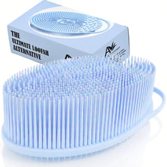 Avilana: brosse exfoliante en silicone, poils fermes pour peau lisse.
