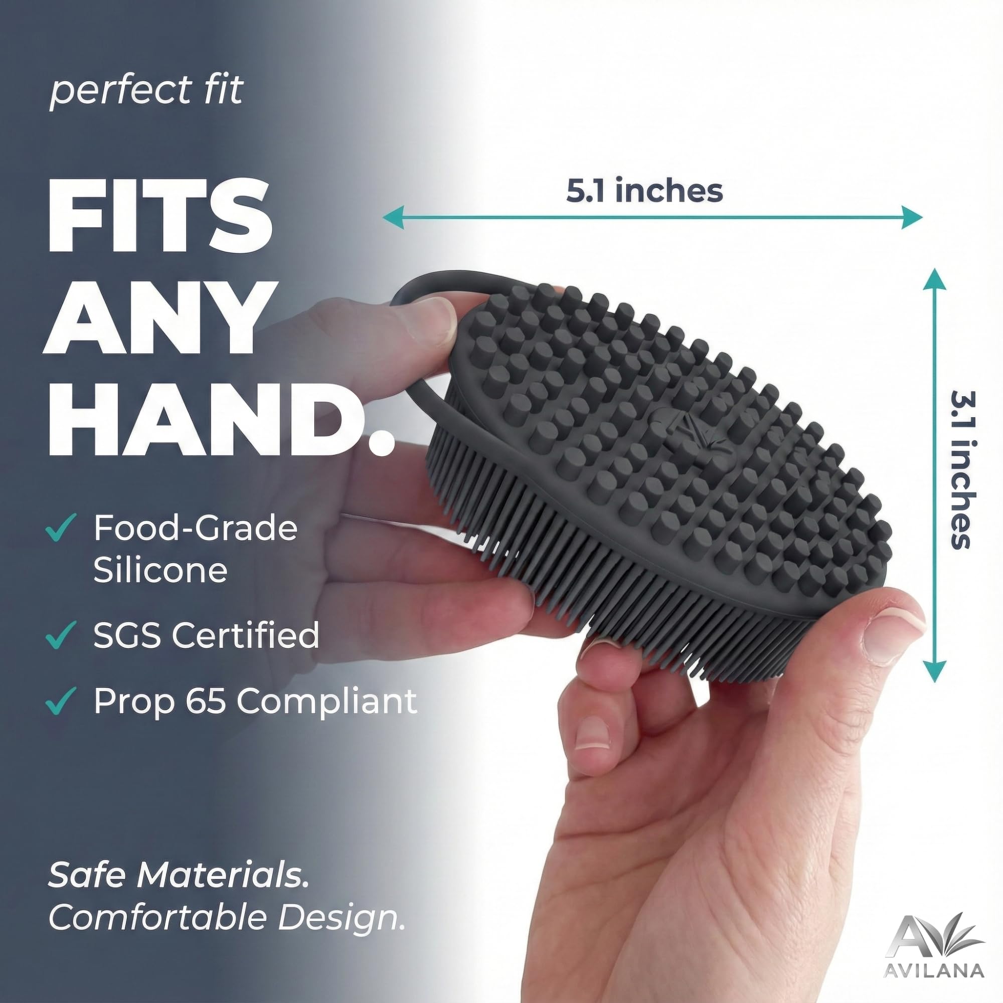 Brosse Avilana sèche rapidement après chaque utilisation, hygiène optimisée.