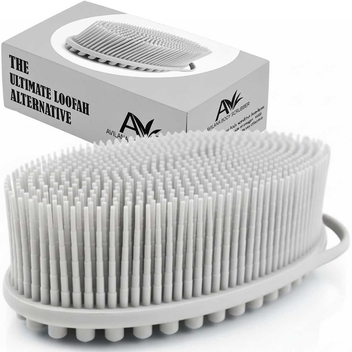 Brosse Avilana en silicone pour le visage, douceur et exfoliation délicate.