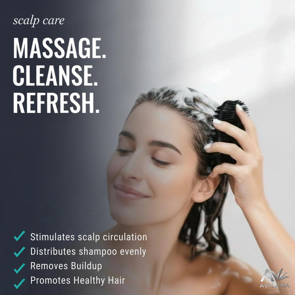 Avilana brosse-silicones-voyage-compacte: compagnon de douche léger et portable