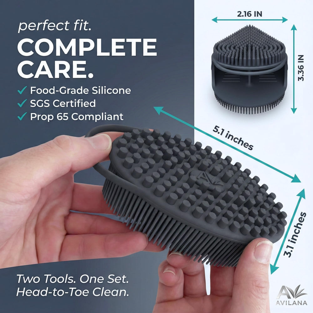 Silicone certifié SGS Avilana sans BPA et sans phtalates pour l’hygiène.
