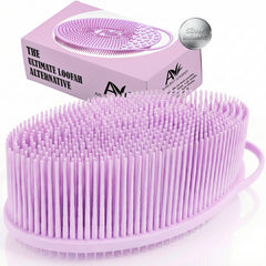 Avilana Silver Edition : brosse exfoliante corps avec brins fermes pour peau plus lisse.