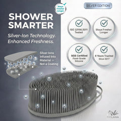 Avilana Silver Edition : silicone argenté infusé pour une fraîcheur durable.