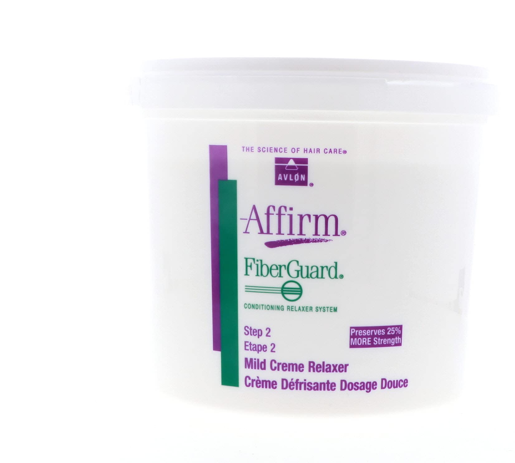 Soin prêt à coiffer après le traitement avec Avlon Affirm Fiberguard.