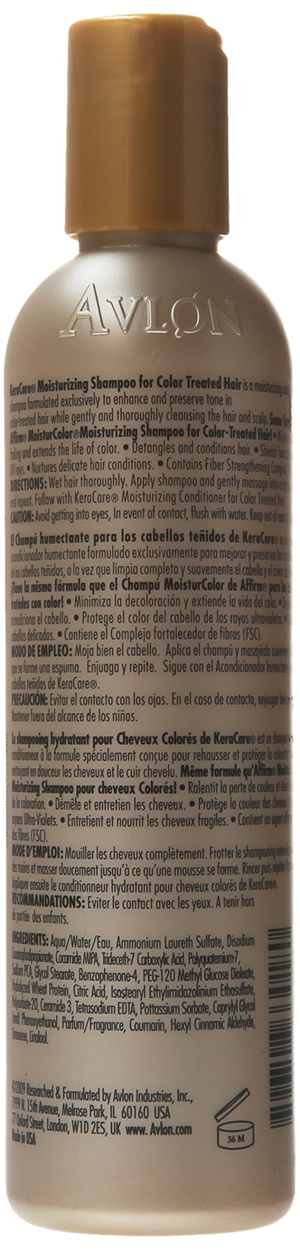 Avlon Keracare Shampoing Hydratant – etiquette, routine capillaire simple.
