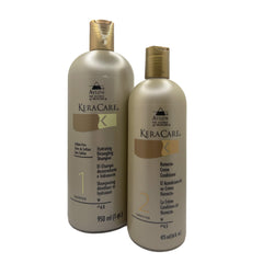 Bouteille du shampooing démêlant hydratant Avlon Keracare prête à hydrater les cheveux.